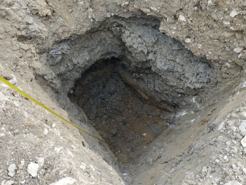 Fouille de reconnaissance des sols