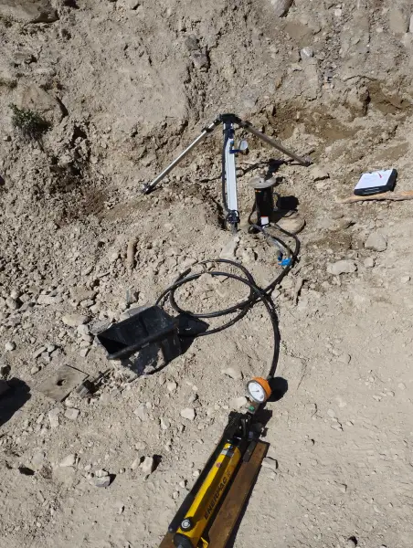 Essai de traction In situ