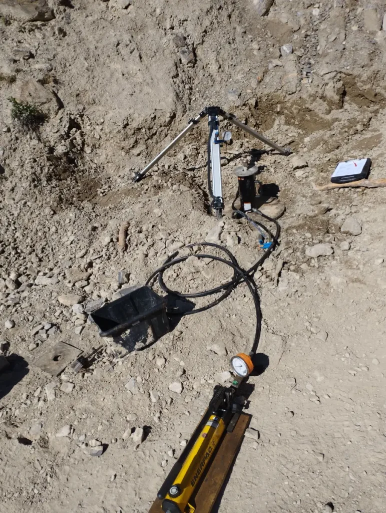 Essai de traction In situ