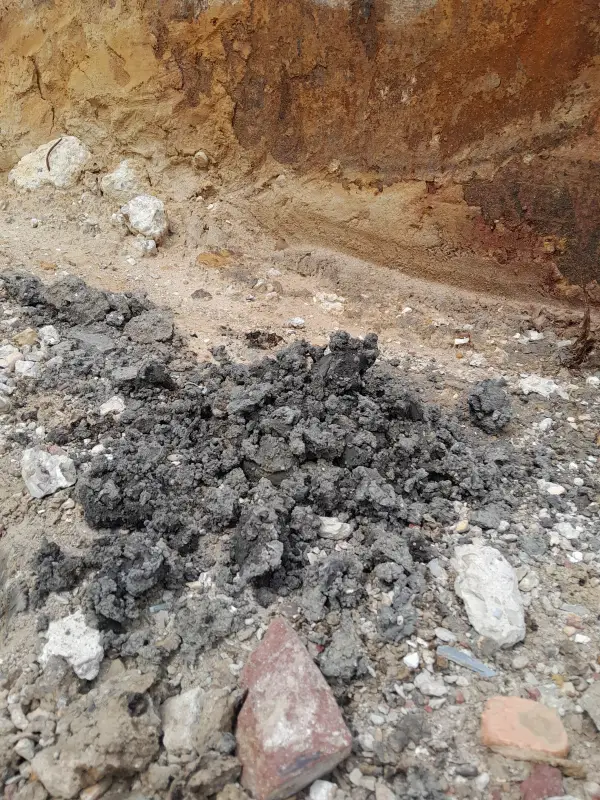Sols contaminés par fuite d'hydrocarbures