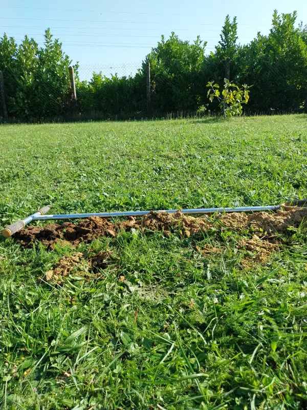 Sondage de reconnaissance des sols dans le cadre d'une étude G1 ES (vente de terrain)