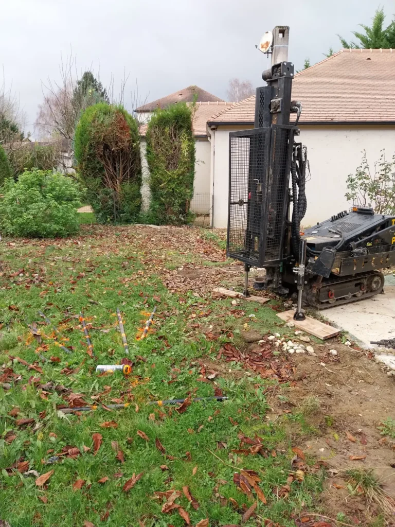 Campagne de sondage au pénétromètre dans d'une étude de sol G2 avant projet