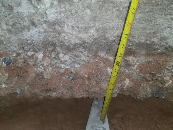 Fouille de reconnaissance de fondation