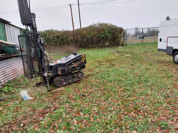 Campagne de sondage au pénétromètre dans d'une étude de sol G2 avant projet