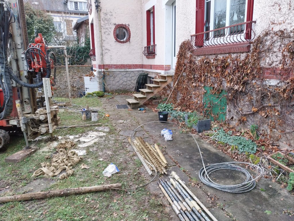 Essais pressiométriques dans le cadre d'une étude de sol G2 avant projet à Ivry-sur-Seine (94200)