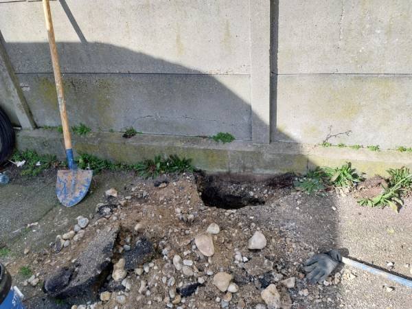 Fouille de reconnaissance de fondation réalisée à DIEPPE (76)