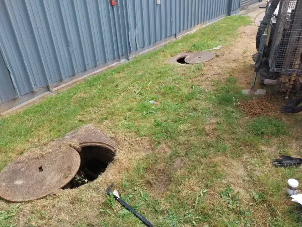 Cuve à fioul enterrée chantier ENYSOL en ESSONNE