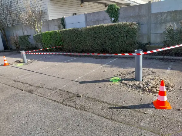 Réalisation d'avant-trou pour investigations de terrain dans le cadre d'une étude de sol G2 AVP dans le Hauts-de-France