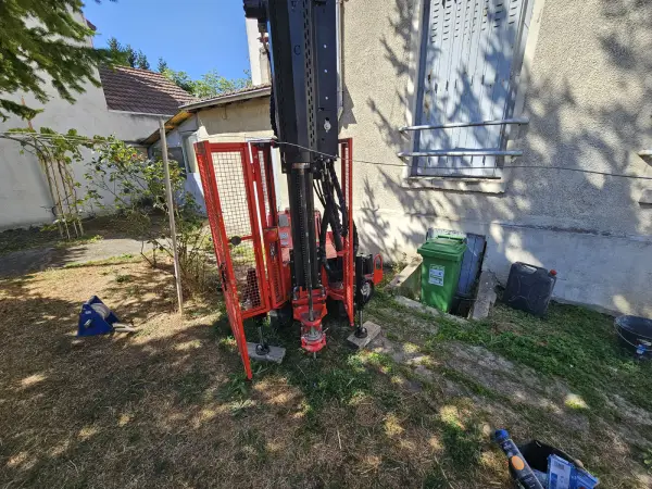 Campagne de sondage dans le cadre d'une étude de sol G2AVP à Alfortville (94)