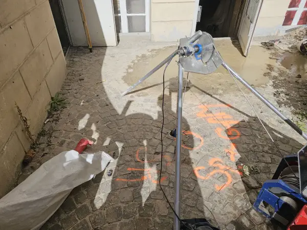 Enregistrement Gamma-Ray sur un site dans le nord de Paris